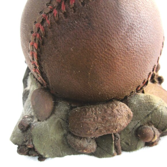 VTG 1984 TOM CLARK GNOME, HOMER, SITTING ON BASEBALL, RETIRED 10/93 - Picture 8 of 10